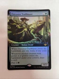 Outcaster Trailblazer (Extended Art) Outlaws of Thunder Junction Foil #343 Rare - Image 1