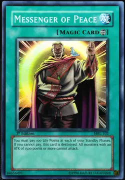 Yu-Gi-Oh! Messenger Of Peace MRL-102 1.Edition Asian-English SR [NM] | EN 2002 - Image 1