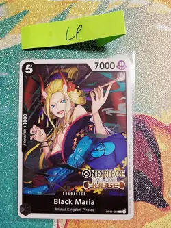 Black Maria (Judge Pack Vol. 7) OP11-089 One Piece Promotion Cards Foil LP - Image 1