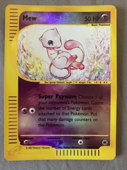 Mew 19/165 Expedition Base Set Rare Holo Pokemon Card - Image 1