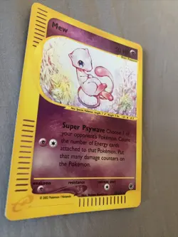 Mew 19/165 Expedition Base Set Rare Holo Pokemon Card - Image 2