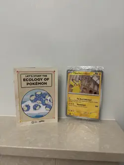 Pokemon x Natural History Museum Pikachu Promo + Leaflet | International Ship ✅ - Image 1