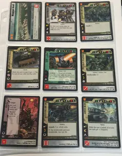 2002 Warhammer 40k trading card lot - Coronus Campaign - 9 Card Lot - Image 1