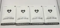 Four packs- MTG - Commander Masters - English Collector Booster Pack SEALED - Image 1