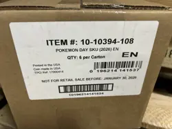 Pokemon Day 2026 Collection Pikachu Promo New Sealed case of 6 - Image 3