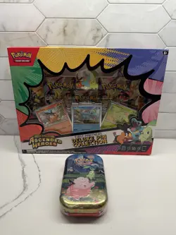 Pokemon Ascended Heroes Deluxe Pin Collection Box Tcg Mega Evolution And Tin 💎 - Image 1