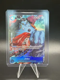 One Piece TCG Jinbe OP07-045 SR Parallel Alt Art 500 Years in the Future NM Eng - Image 1