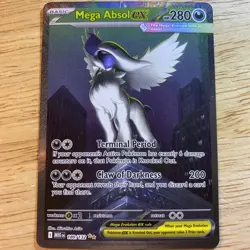 Pokemon Mega Evolutions Mega Absol EX SIR Card 180/132 NM - Image 1