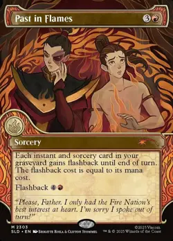 MTG Past in Flames - Rainbow Foil, Secret Lair Drop Series, Near Mint, English - Image 1