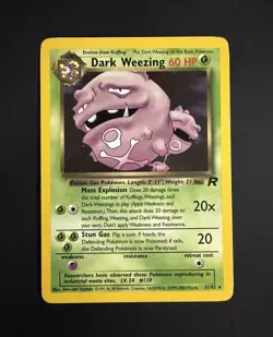 Dark Weezing 31/82 Team Rocket Rare Pokemon Card - Image 1