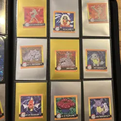Vintage Pokemon Stickers-1997 Amanda, 1999 Artbox Series 1, Vending Prism, Topps - Image 2
