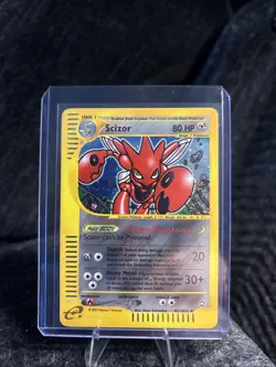 Pokemon TCG 2002 Scizor Holo H21/H32 Aquapolis Lightly Played (LP) - Image 1