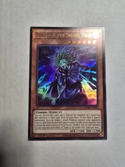 Yugioh! 1x Stare of the Snake Hair MZMU-EN003 Ultra Rare 1st Ed NM - Image 1