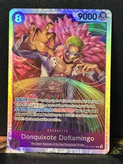 One Piece Donquixote Doflamingo OP10-071 SR Royal Blood - Image 1