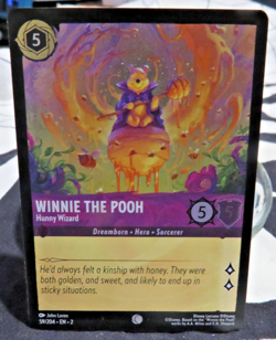 Disney Lorcana Rise Of The Floodborn Winnie The Pooh Hunny Wizard Foil 59/204 LP - Image 1