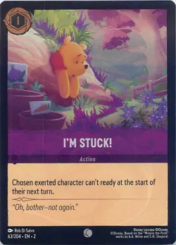 Disney Lorcana Foil - Winnie The Pooh Im Stuck - Image 1