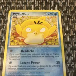 Pokemon Psyduck Platinum Common Card 87/127 excellent Condition - Image 2