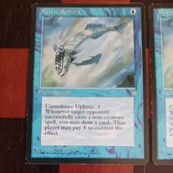 Mtg x4 Mystic Remora x4 MP/LP Playset Ice Age Magic Card Rare - Image 2