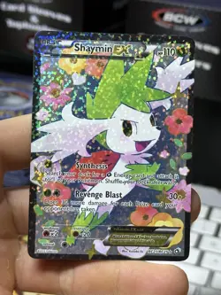 Shaymin EX RC21/RC25 Legendary Treasures 2013 Full Art Holo Pokemon Card TCG - Image 3