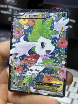 Shaymin EX RC21/RC25 Legendary Treasures 2013 Full Art Holo Pokemon Card TCG - Image 4