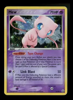 Mew 10/92 EX Legend Maker 2006 Holo Rare Pokemon Card TCG - Image 1