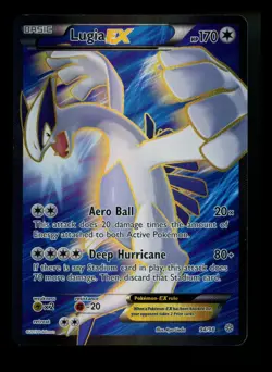 Lugia EX 94/98 XY Ancient Origins 2015 Full Art Holo Rare Pokemon Card TCG - Image 1