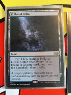 Magic The Gathering Modern Horizon 3 Polluted Delta Toxic Deluge Land Lot - Image 2