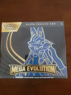 Pokemon TCG Mega Evolution Elite Trainer Box ETB Lucario Factory Sealed - Image 1