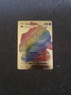 ❄Pokemon Champions Path Drednaw VMAX 075/073 Rainbow Secret gold custom card - Image 1