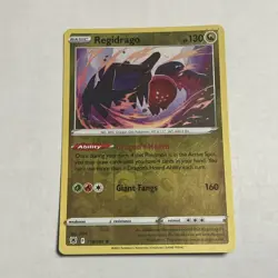 Regidrago Reverse Holo Rare SWSH10: Astral Radiance 118/189 NM Pokemon LP - Image 1