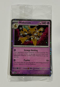 Pokemon Alakazam 082/167 Cosmos Holo Sealed Exclusive Knockout Box - Image 1