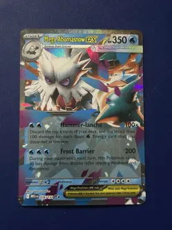 Pokemon TCG Mega Evolutions Mega Abomasnow EX 36/132 Near Mint - Image 1