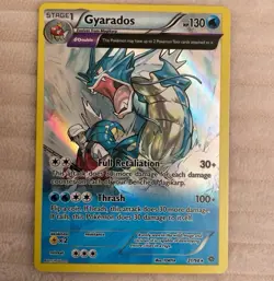 Gyarados FULL ART Cosmos Reverse Holo 21/98 XY Ancient Origins Pokemon LP - Image 1