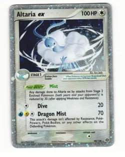 Altaria ex 90/106 Rare EX 2005 Emerald Pokemon HP - Image 1