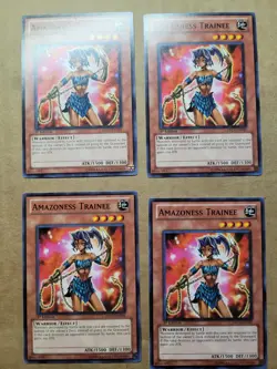 3 x Yugioh Amazoness Trainee DREV-EN031 1st Edition LP Playset - Image 1