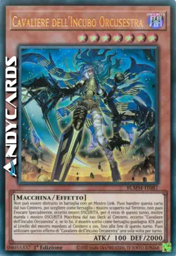 CAVALIERE DELL'INCUBO ORCUSESTRA • Ultra R Emblema • BLMM IT087 • 1Ed • Yugioh! - Image 1