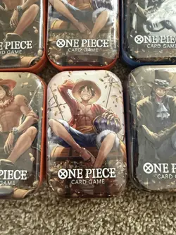 One Piece TCG Tin Pack Set Vol. 2 Lot of 6 Sealed Luffy Sabo Ace OP-13 English - Image 3