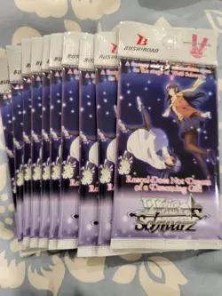 Weiss Schwarz Rascal Does Not Dream Of A Dreaming Girl 10 Booster Packs - Image 1