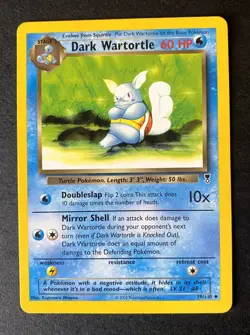 Dark Wartortle 39/110 Legendary Collection Pokemon EXC BUY 2 CARDS GET 1 FREE!! - Image 1