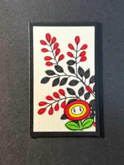 Mario Hanafuda Sunflower Nintendo Japanese Card Game Box Fresh - Image 1