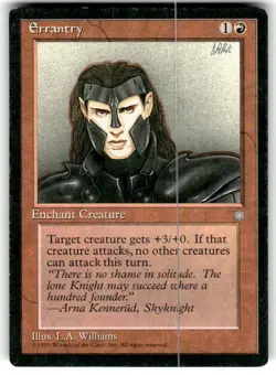 Magic the Gathering MTG Errantry (183) Ice Age LP - Image 1