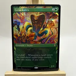 MTG English Showcase Lotus Cobra NM Foil Zendikar Rising - Image 1
