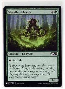 MtG The List Woodland Mystic Non - Foil / Pack Fresh - Image 1