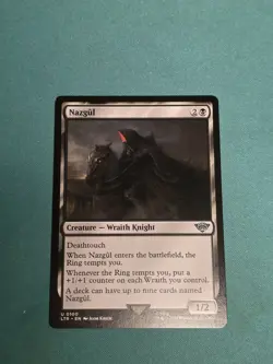 Nazgul (U 0100) (NM) Lord of the Rings LTR Magic MTG - Image 2