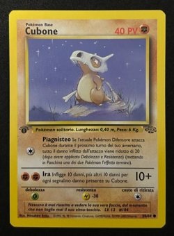 1999-2000 POKEMON JUNGLE ITALIAN 1ST EDITION 50/64 CUBONE - VERY LIGHTLY PLAYED - Image 3