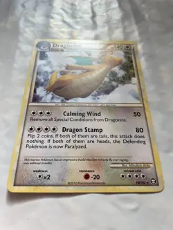 Dragonite 18/102 LP-NM Non Holo Rare HGSS Triumphant 2010 Pokemon TCG - Image 2