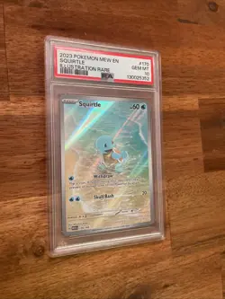 2023 Pokemon Mew En-151 Illustration Rare Squirtle PSA 10 #170 - Image 1