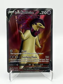 HISUIAN TYPHLOSION V 169/189 ASTRAL RADIANCE POKEMON NM - Image 1