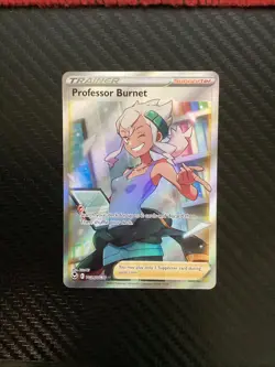 Professor Burnett TG26/TG30 Pokemon Silver Tempest Trainer Gallery - NM - Image 1