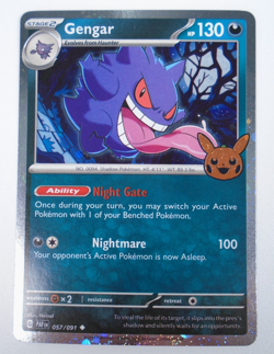 Pokemon Gengar 057/091 Cosmos Holo Stage 2 130HP Trick or Trade 2024 Card - Image 1